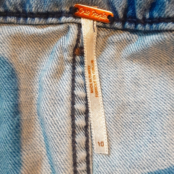 Free People jean skirt medium - Picture 8 of 10